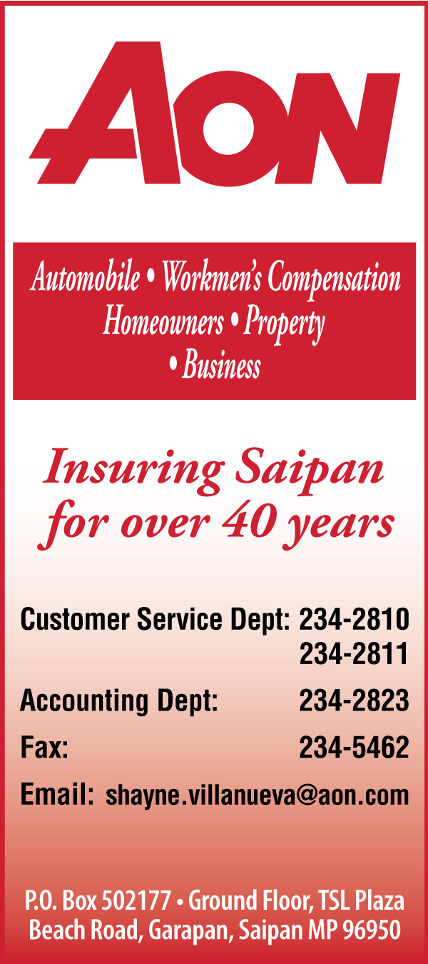Aon Insurance Micronesia (Saipan) Inc. in CNMI | CNMI Phone Book